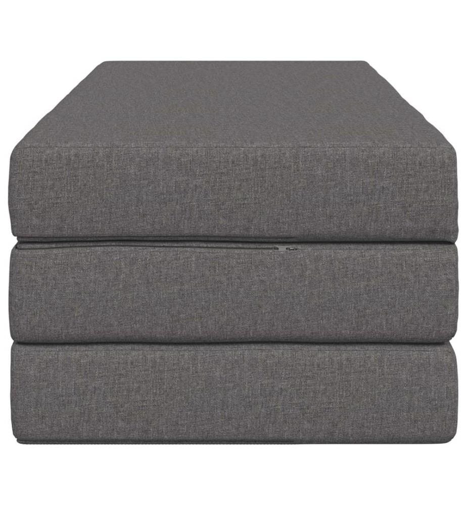 Klappsofa Bett 160 x 67 x 45 cm Hellgrau