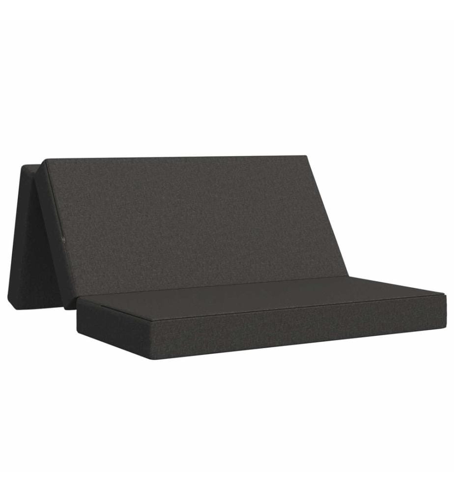 Klappsofa Bett 160 x 67 x 45 cm Dunkelgrau