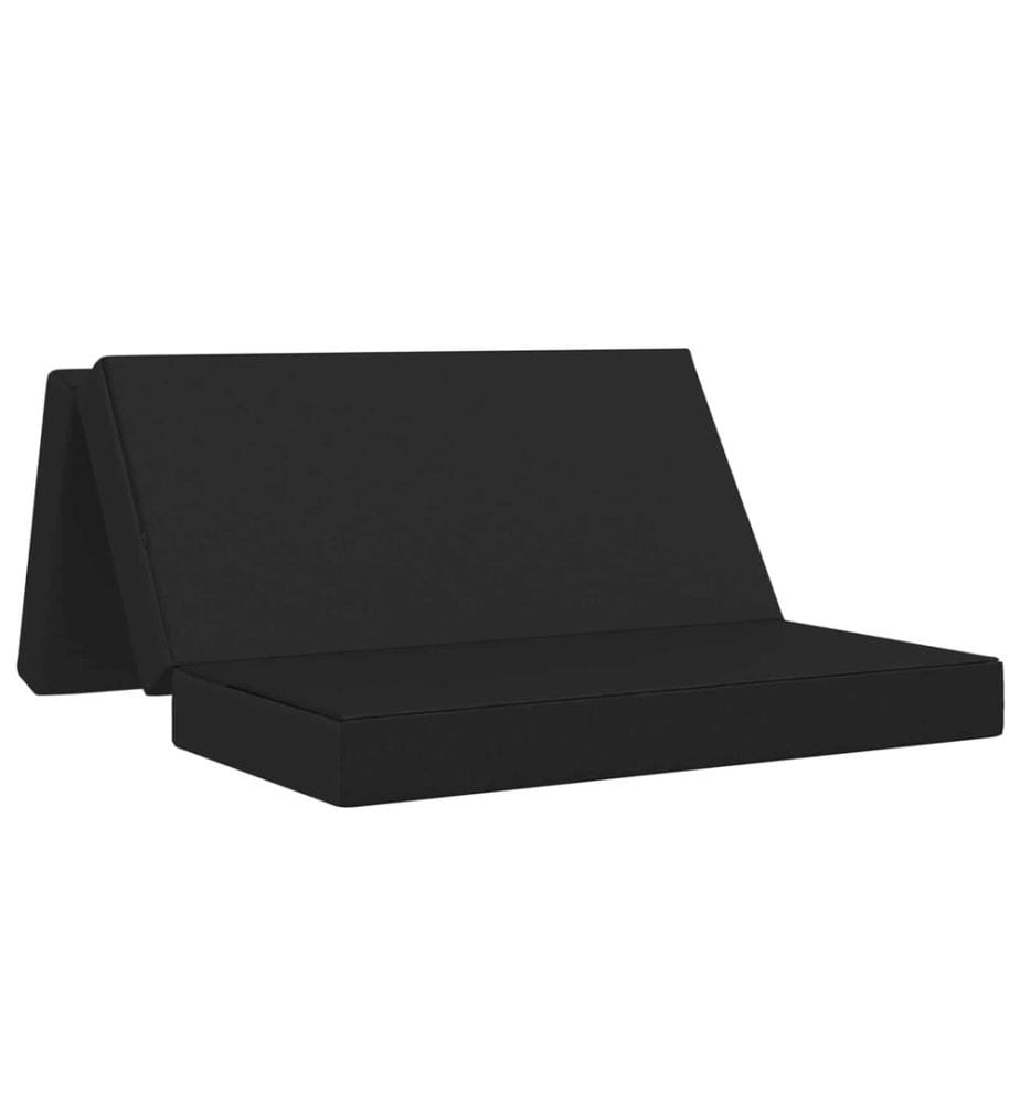 Klappsofa Bett 160 x 67 x 45 cm Schwarz