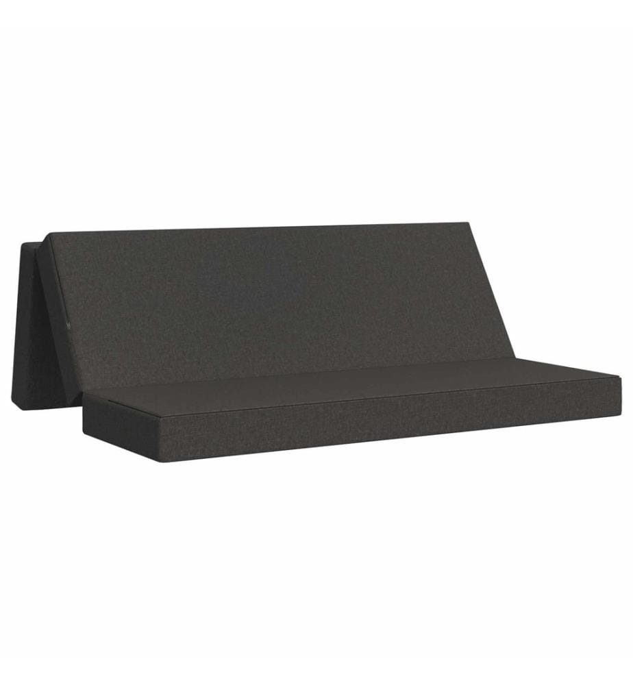 Klappsofa Bett 180 x 67 x 45 cm Dunkelgrau