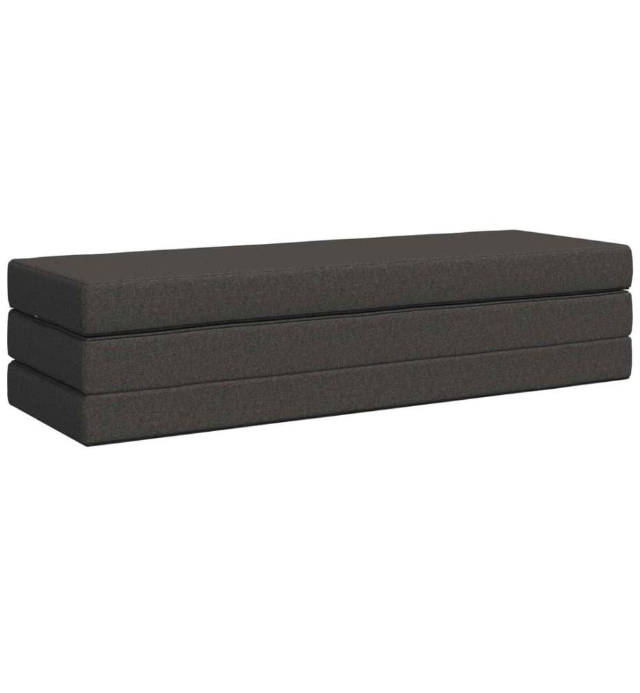 Klappsofa Bett 180 x 67 x 45 cm Dunkelgrau