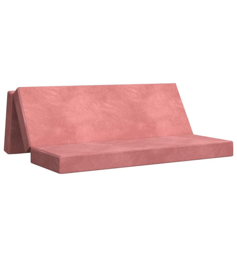 Canapé-lit pliable 200 x 67 x 45 cm Rose