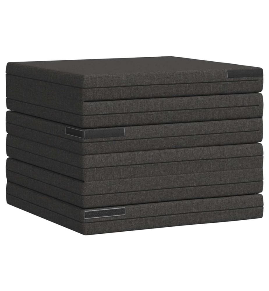 Klappsofa Bett 140 x 67 x 45 cm Dunkelgrau