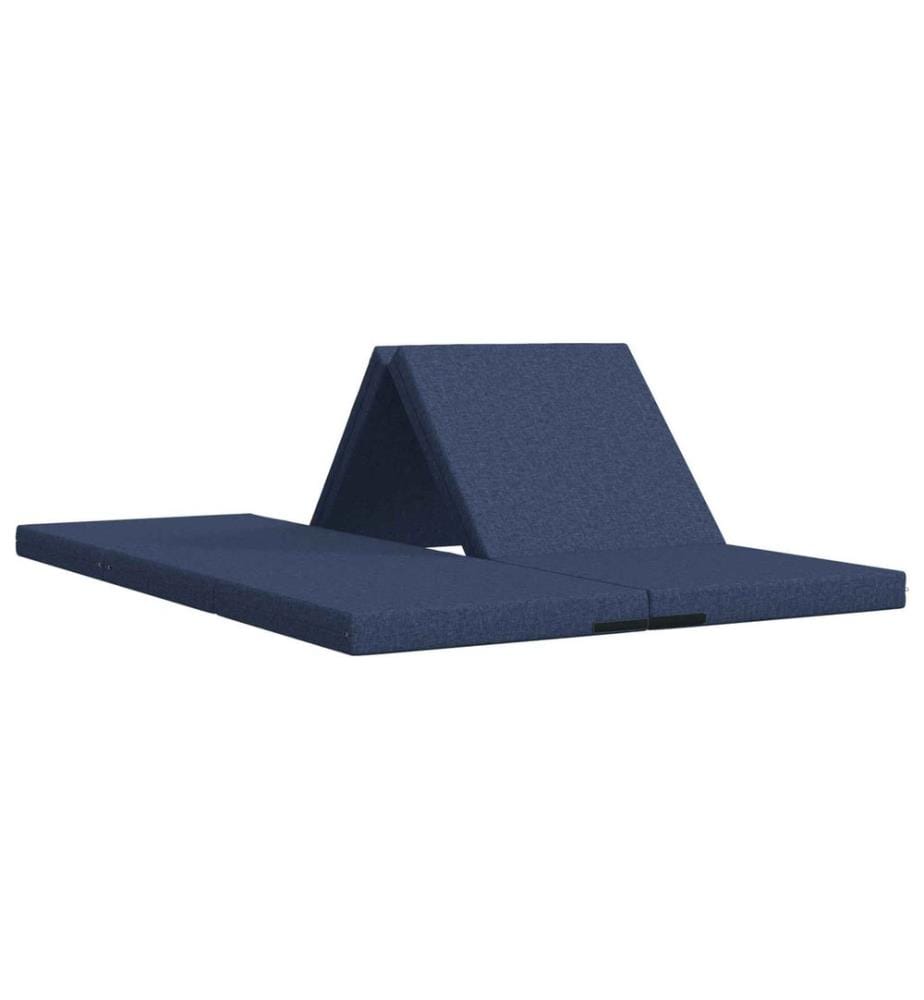 Klappsofa Bett 140 x 67 x 45 cm Blau