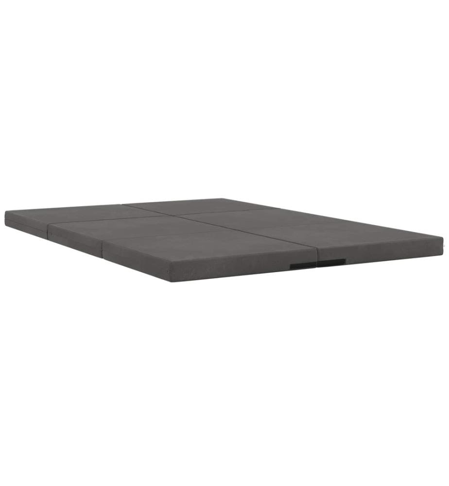 Klappsofa Bett 140 x 67 x 45 cm Dunkelgrau