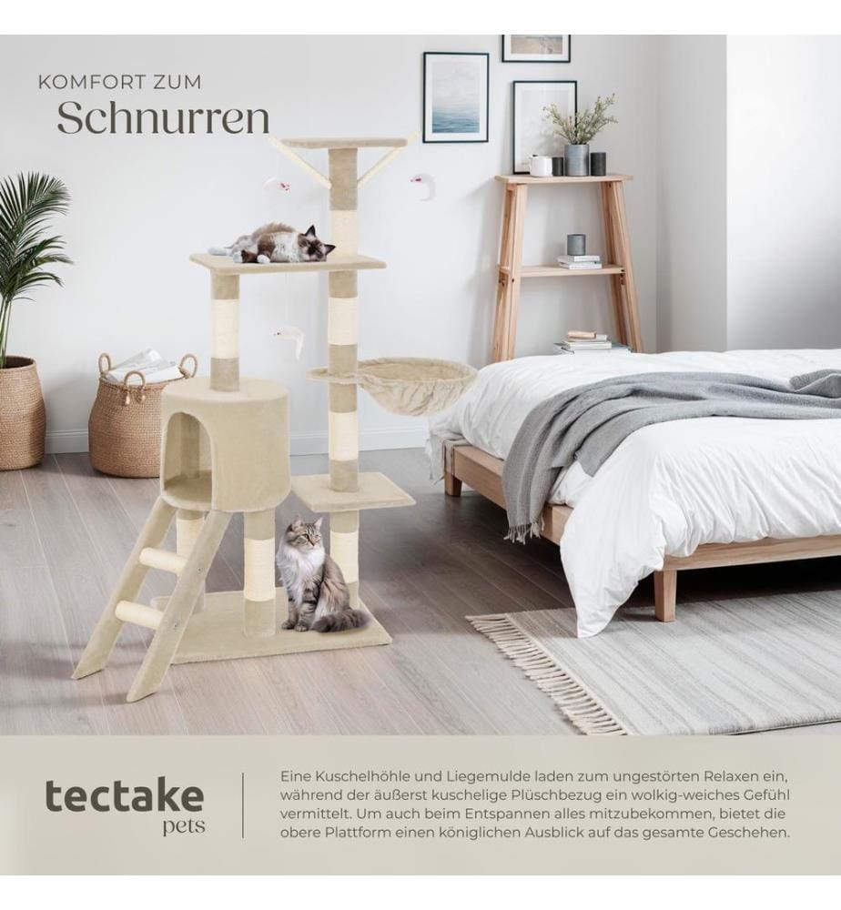 Albero tiragraffi Dominik - beige