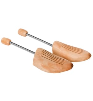 Shoe Stretcher Pair - spiral-spring, made of lotus wood, for women's and men's shoes - 39-41