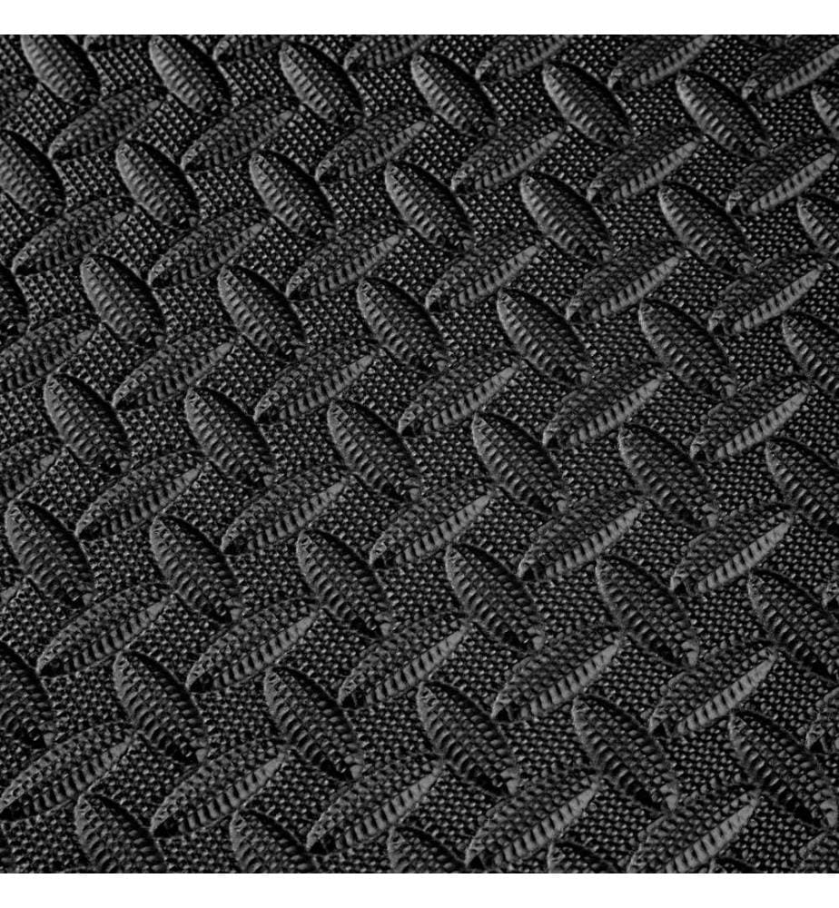 Bodenschutzmatte 12-tlg - schwarz