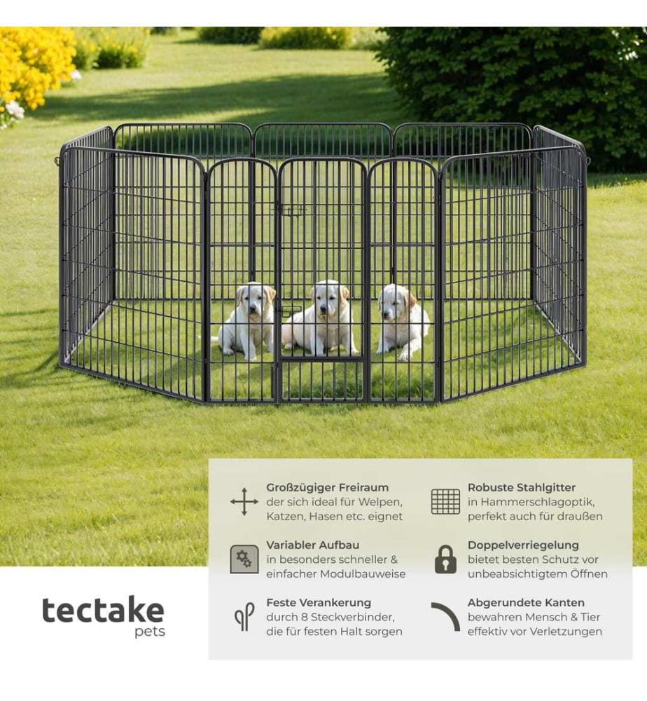 Enclos pour chien modulable - 100 cm