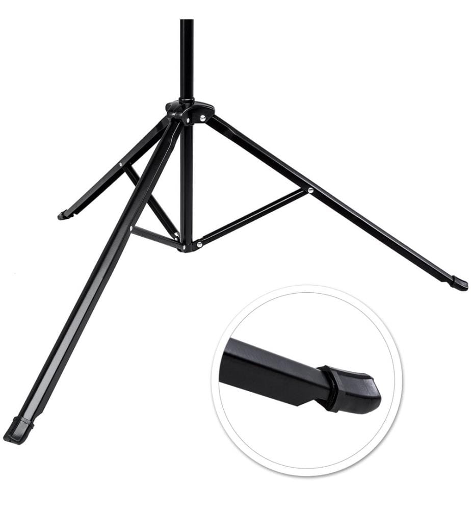 Projector Screen - extendable, with sturdy, foldable tripod, for HD and 3D - 152 x 152 cm