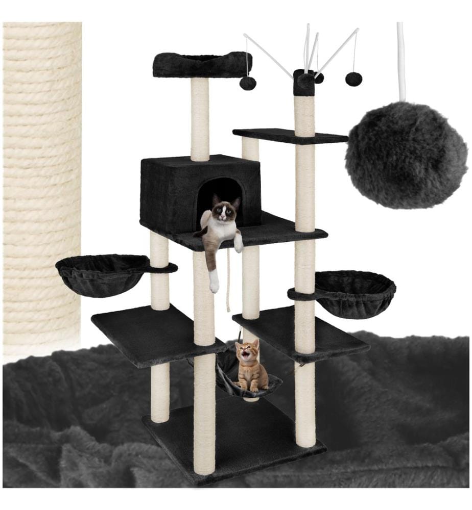 Albero tiragraffi Lilou - nero