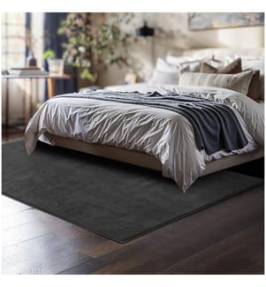 Kurzflorteppich Soft Zone - anthrazit, 120 x 170 cm