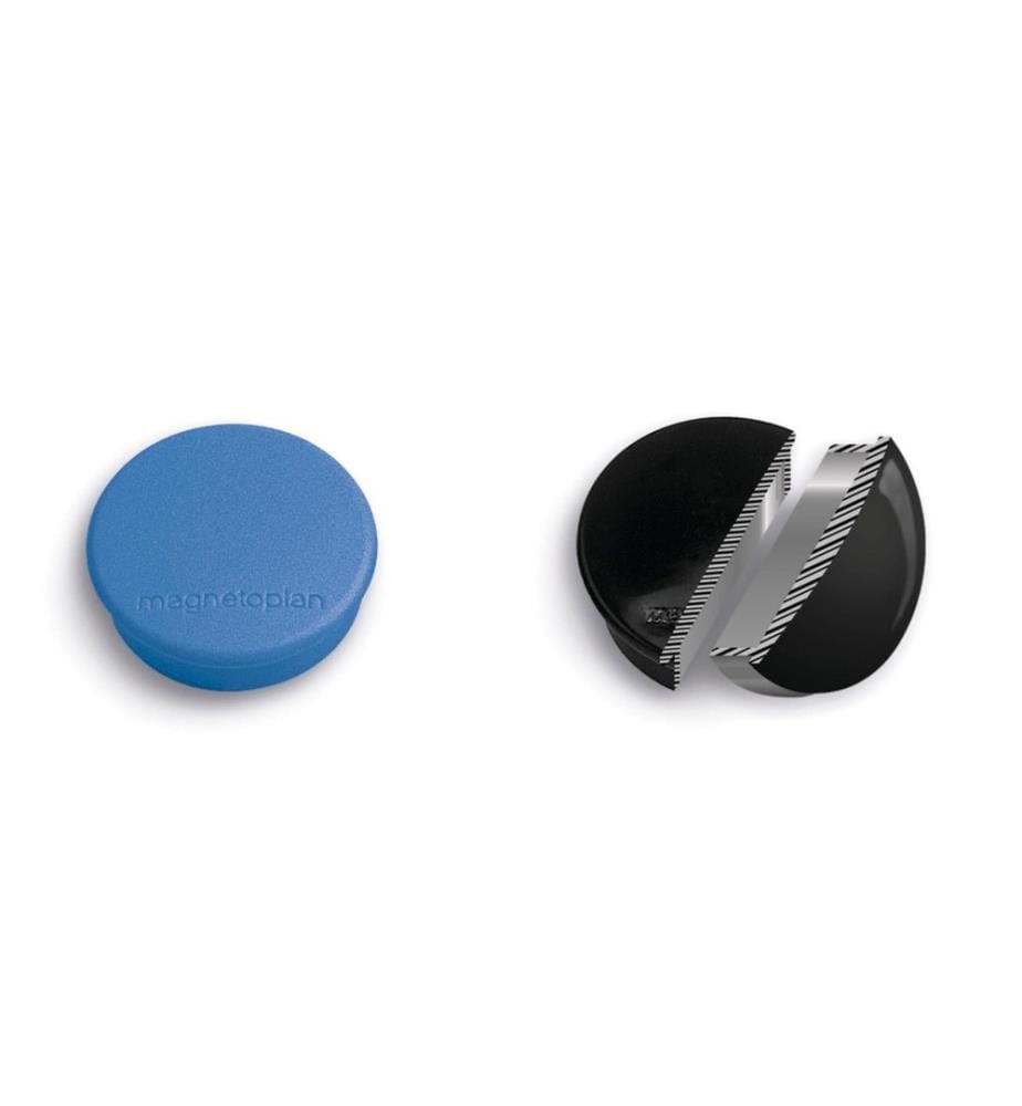 MAGNETOPLAN - Aimant Discofix Ø 2.5 cm Blanc, 10 Pièce/s
