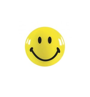 MAGNETOPLAN - Haftmagnet Smiley Ø 4 cm Gelb, 4 Stück