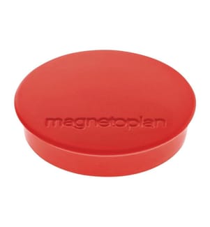 MAGNETOPLAN - Aimant Discofix Ø 3 cm Rouge, 10 Pièce/s