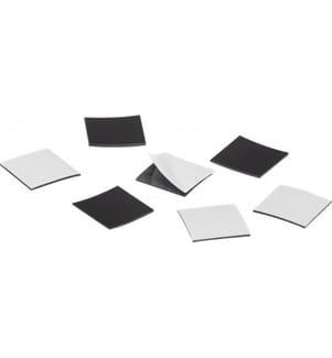 MAGNETOPLAN - Plaque magnétique 1.5 x 1.5 cm Noir, 140 pièces
