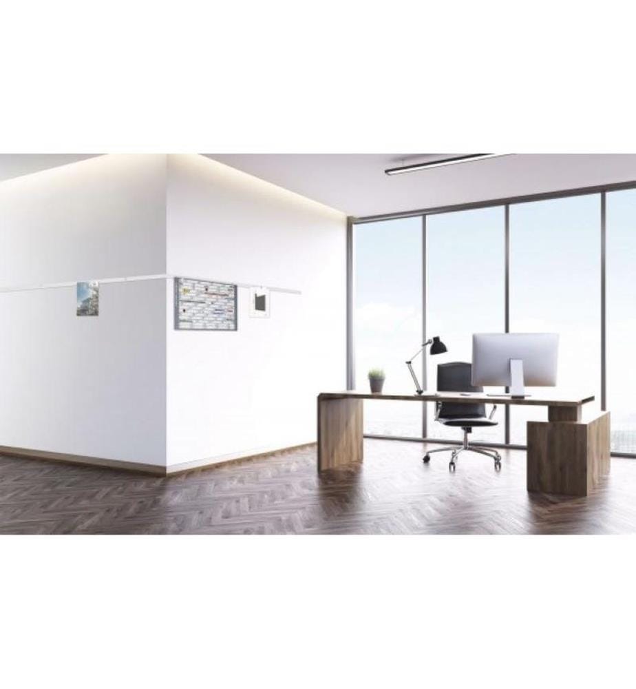 MAGNETOPLAN - Bande magnétique 3,5 cm x 5 m, Auto-adhésif, blanc