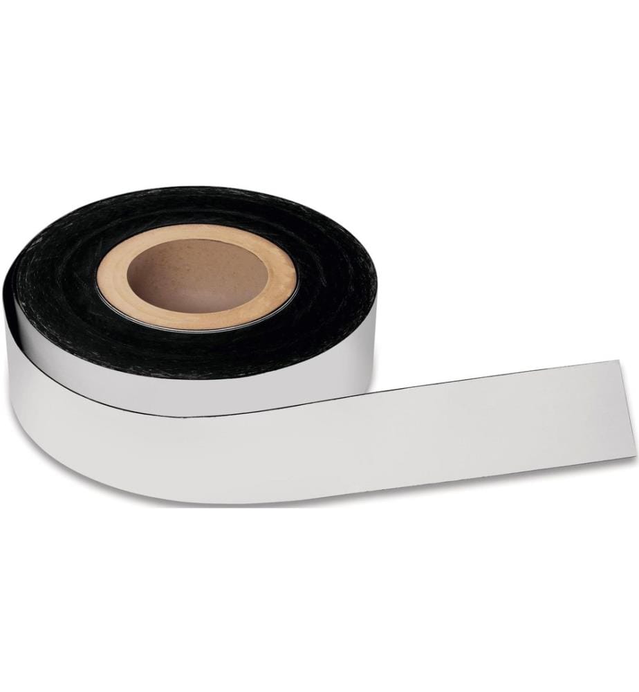 MAGNETOPLAN - Bande magnétique PVC 30 mm x 30 m, Blanc