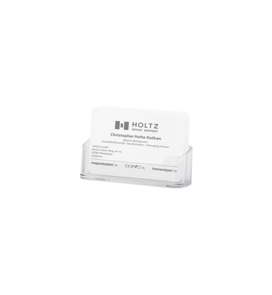 MAGNETOPLAN - Visitenkartenhalter 8.5 x 5.5 cm Transparent