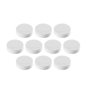MAGNETOPLAN - Aimant Ergo Medium Ø 3 cm Blanc, 10 Pièce/s