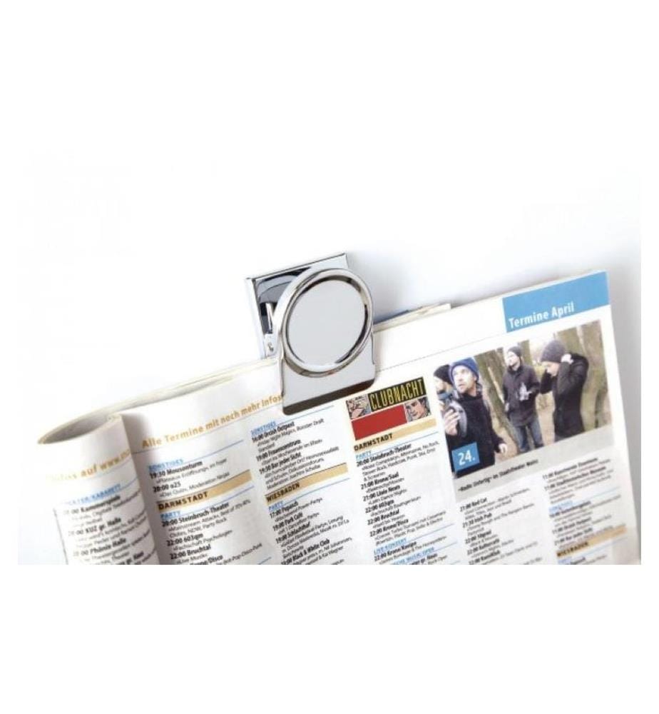 MAGNETOPLAN - Magnetclip Ø 3.5 cm Silber, 3 Stück