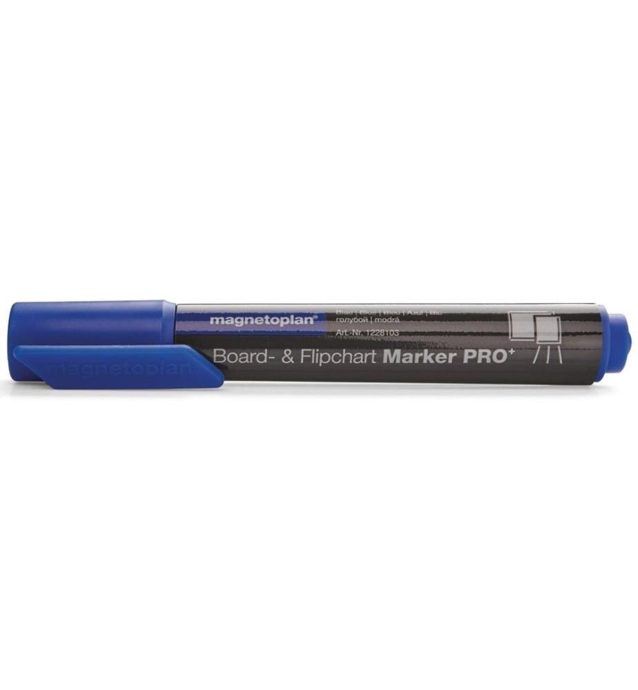 MAGNETOPLAN - Flipchart-Marker Pro+ Blau, 4 Stück