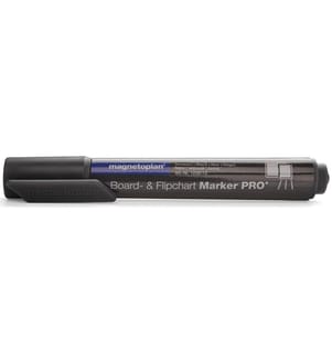 MAGNETOPLAN - Flipchart-Marker Pro+ Schwarz, 4 Stück