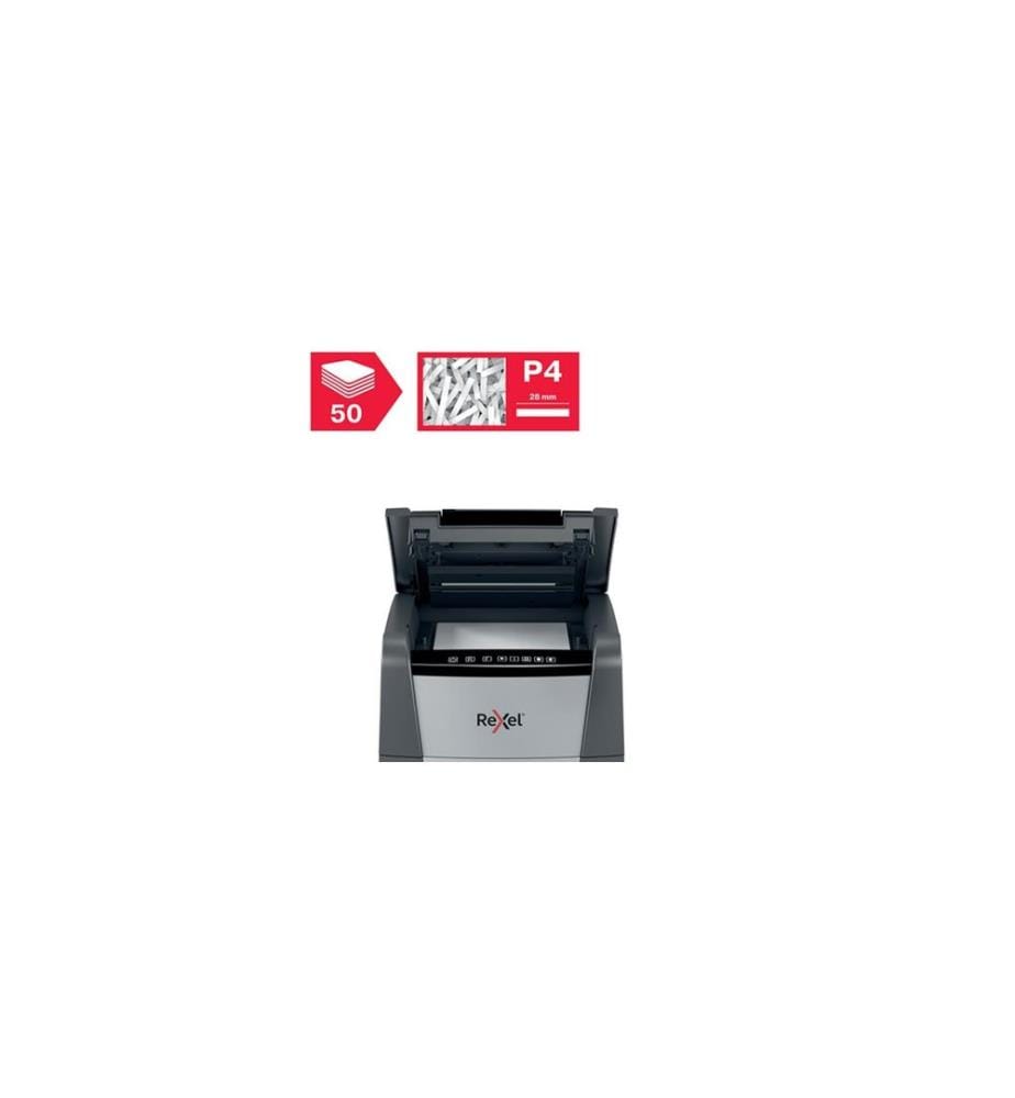 Rexel - Destructeur de documents Rexel - Optimum AutoFeed  50X, Coupe de particules