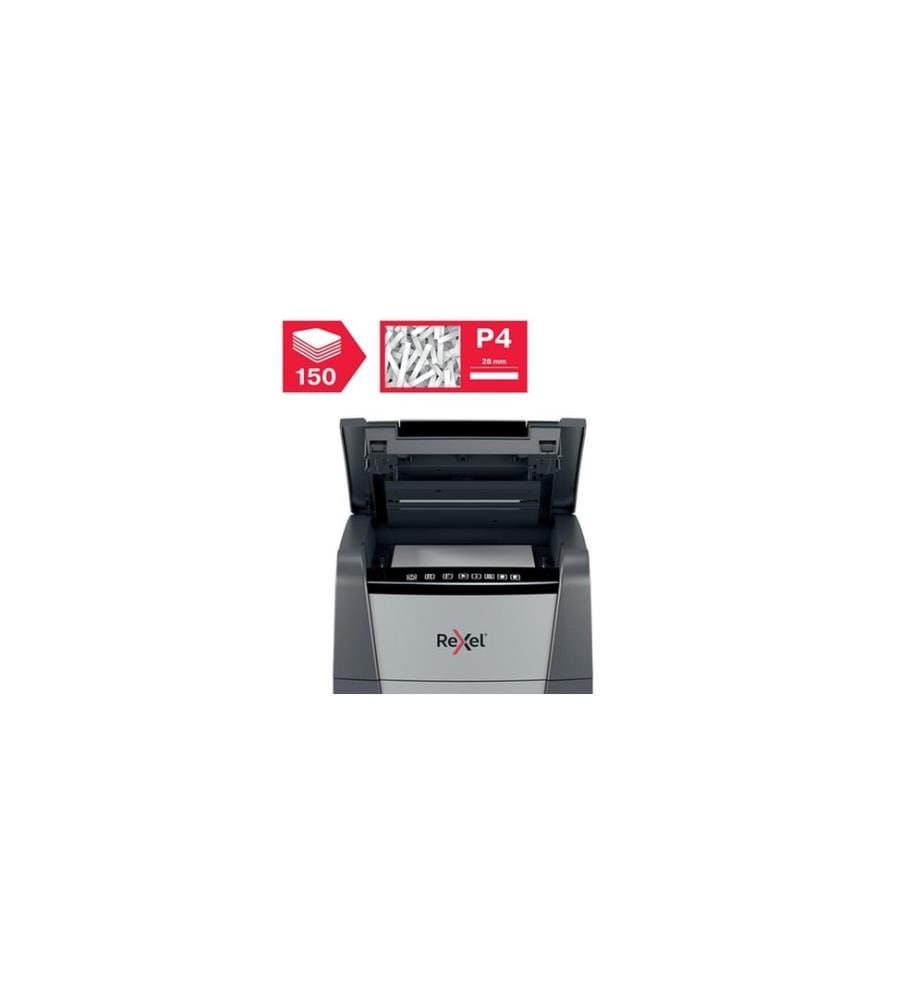 Rexel - Destructeur de documents Rexel - Optimum AutoFeed+ 150X, P-4