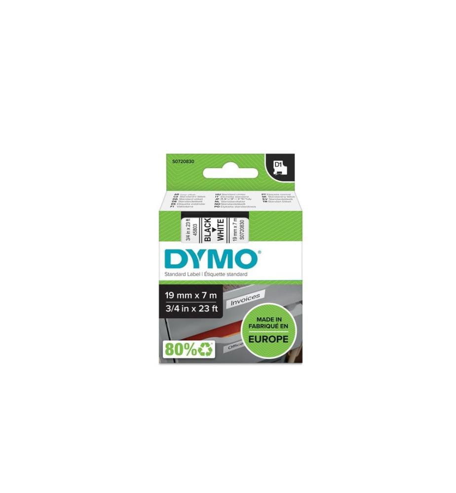 DYMO - Ruban d'étiquettes D1 Noir auf Blanc