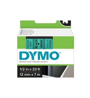 DYMO - Ruban d'étiquettes D1 Noir auf Vert