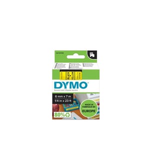 DYMO - Ruban d'étiquettes D1 Noir auf Jaune