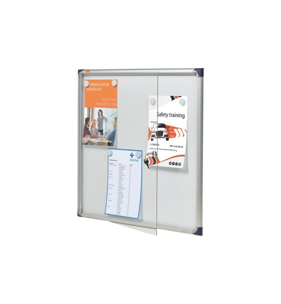 NOBO - Vitrine 6 x A4 avec porte à charnière