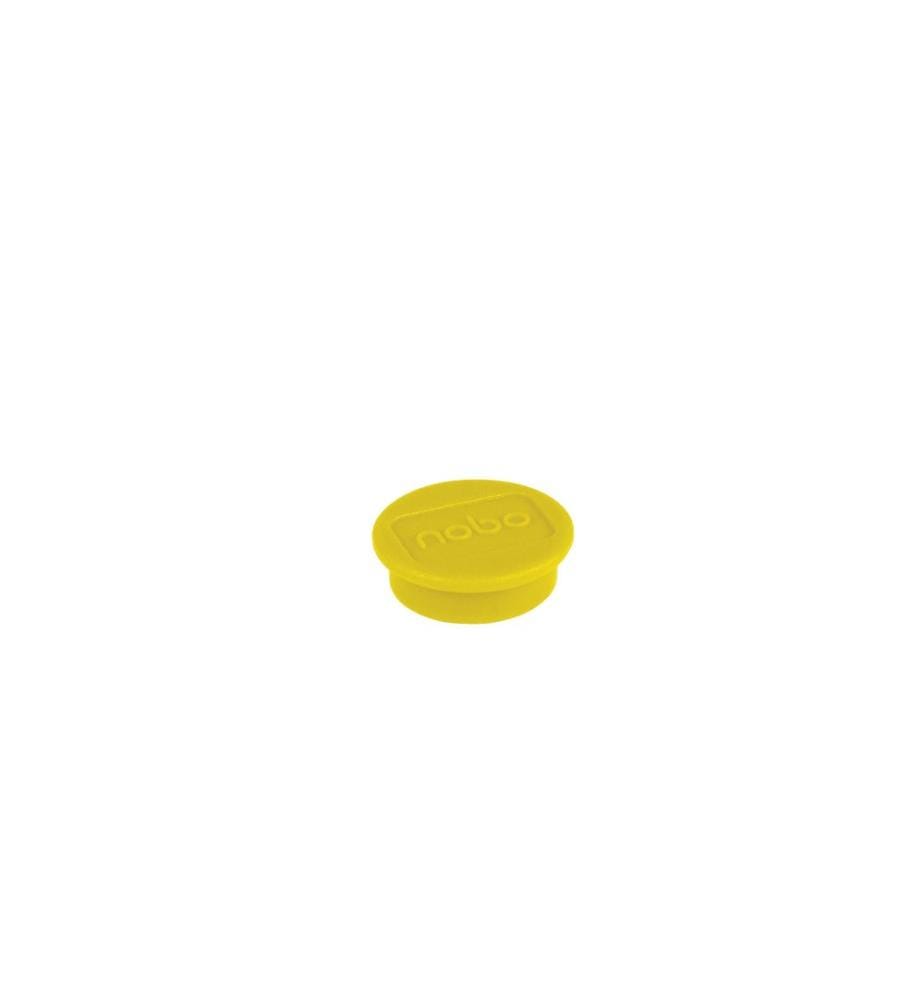 NOBO - Haftmagnet Ø 1.3 cm 10 Stück, Gelb
