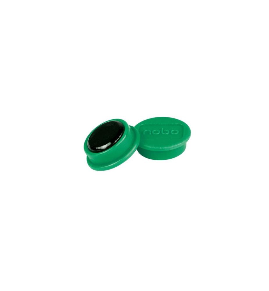 NOBO - Aimant Ø 1.3 cm 10 Pièce/s, Vert
