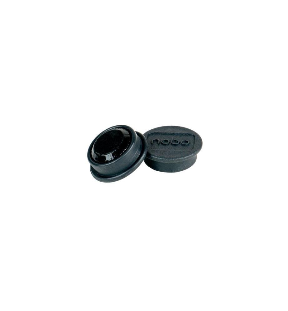 NOBO - Aimant Ø 2 cm 8 Pièce/s, Noir