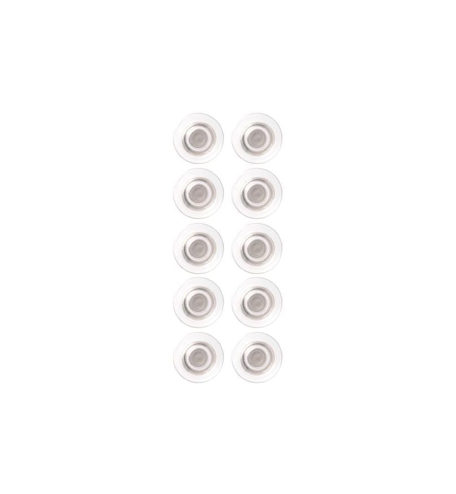 NOBO - Aimant Ø 3.2 cm 10 Pièce/s, Transparent