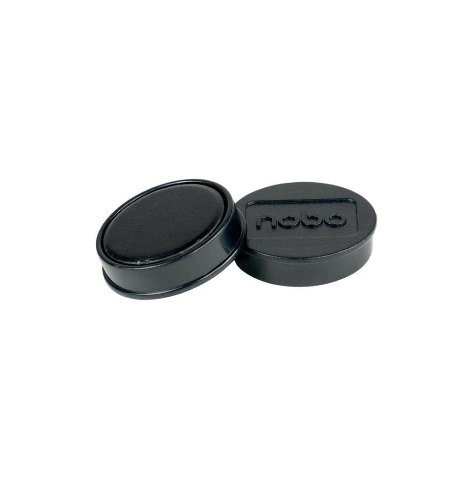 NOBO - Aimant Ø 3.2 cm 10 Pièce/s, Noir