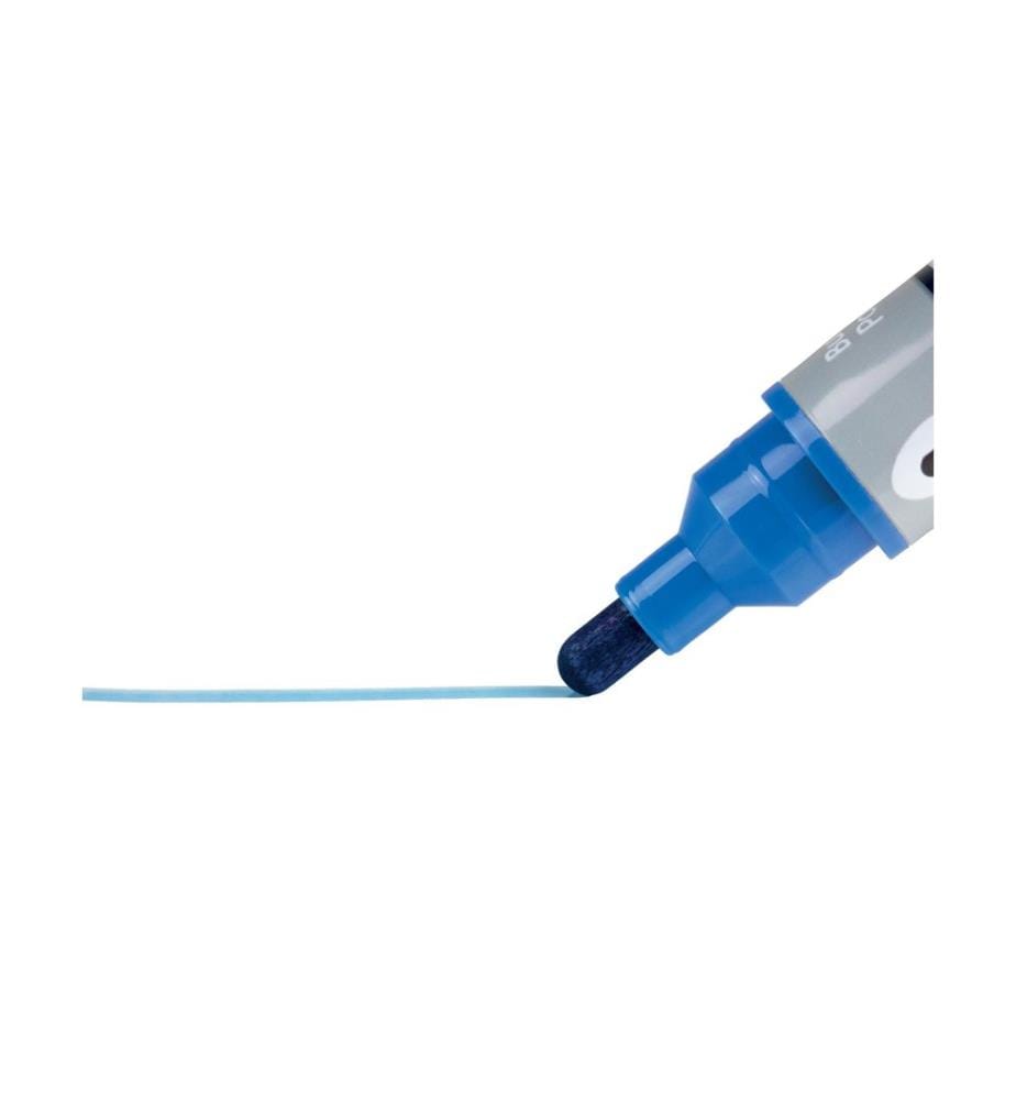NOBO - Marqueur pour tableau blanc Liquid Ink 10 pièces, Bleu