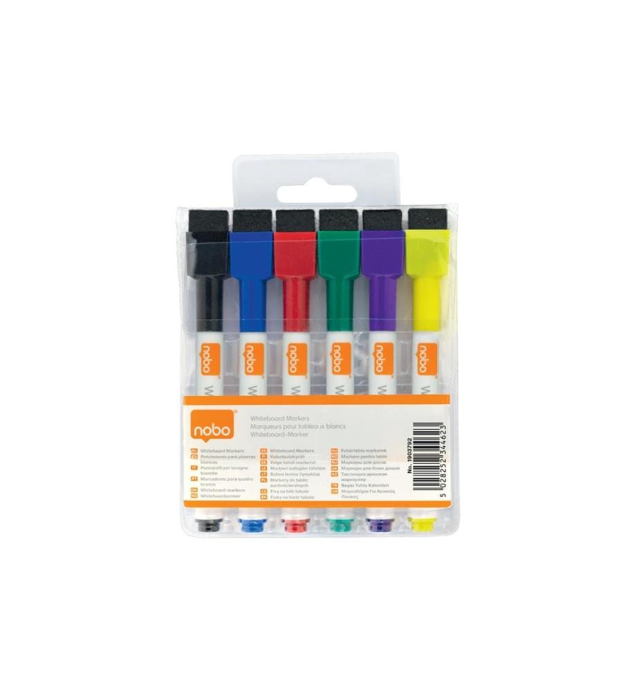 NOBO - assortiert, magnethaftend 6 Stück