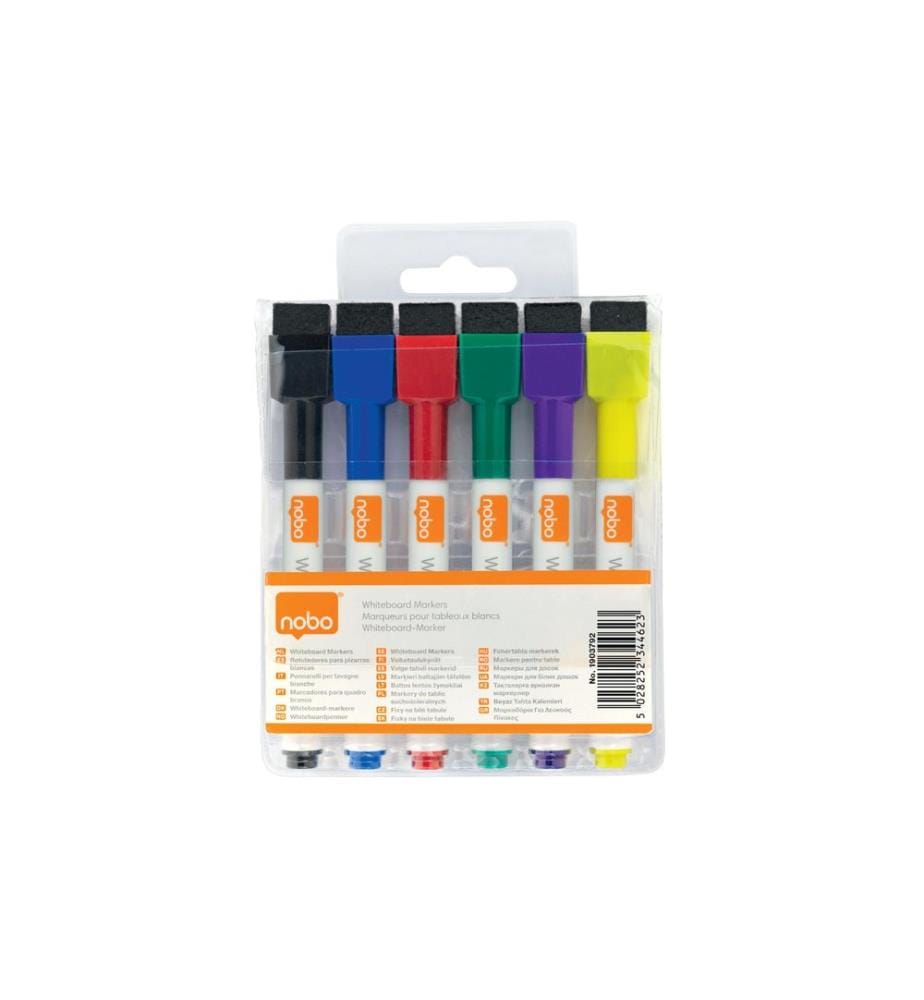NOBO - assortiert, magnethaftend 6 Stück