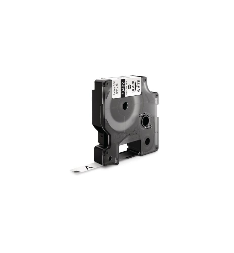 DYMO - Ruban d'étiquettes ID 2 18766 Noir auf Blanc