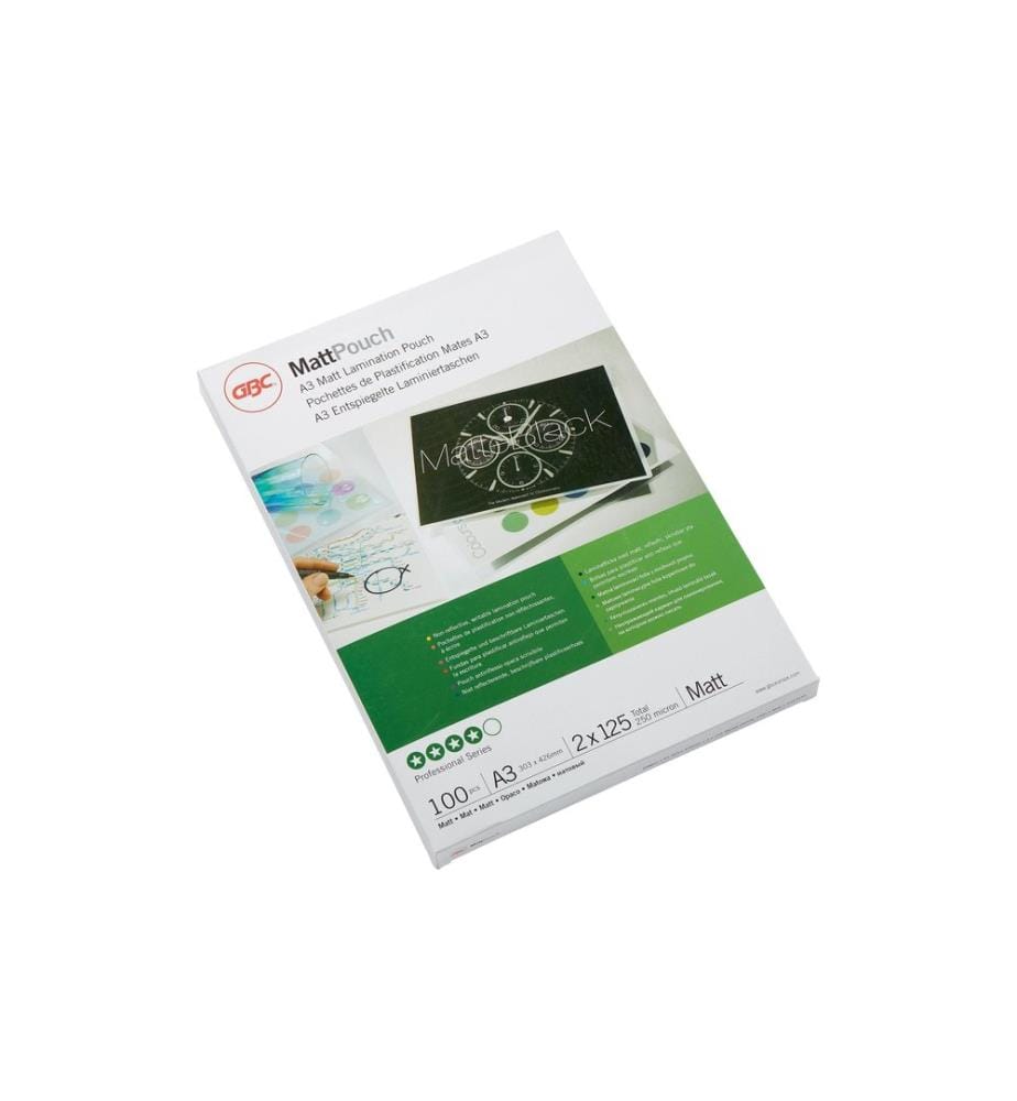 GBC - Laminierfolie Premium A3 125 µm, matt, 100 Stück