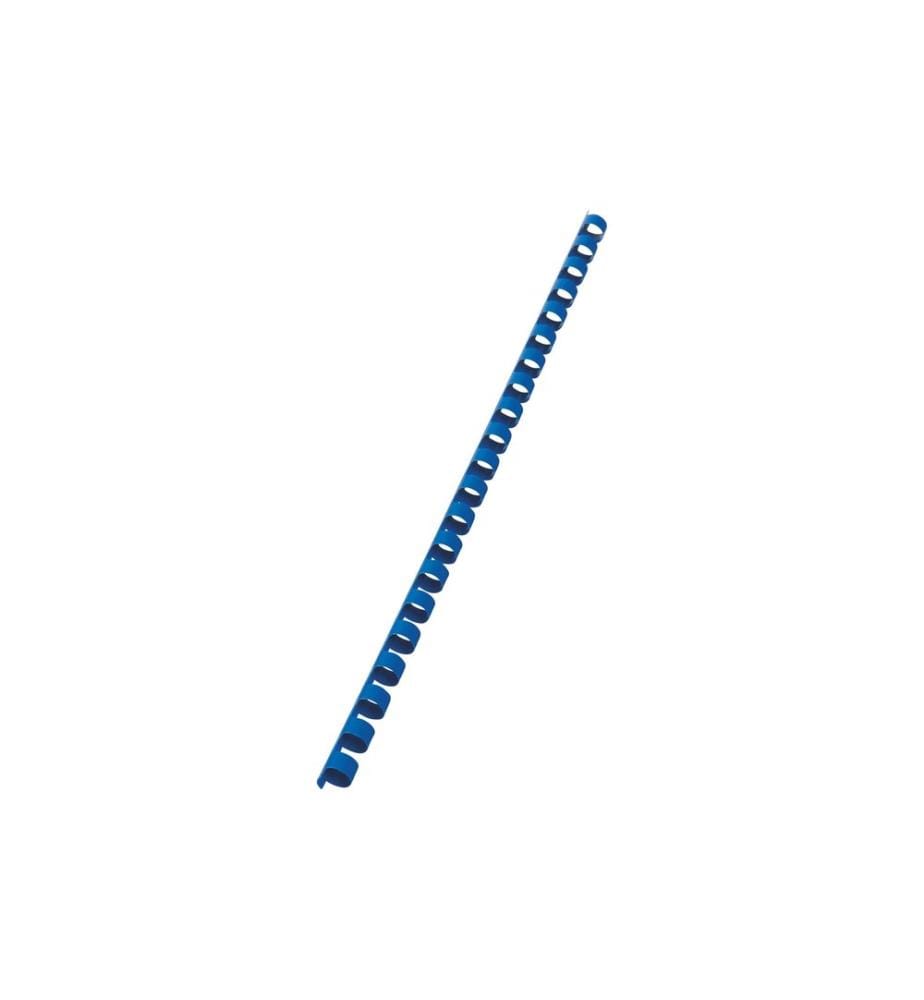 GBC - Peigne de reliure Ø 10 mm, bleu, 100 pièces