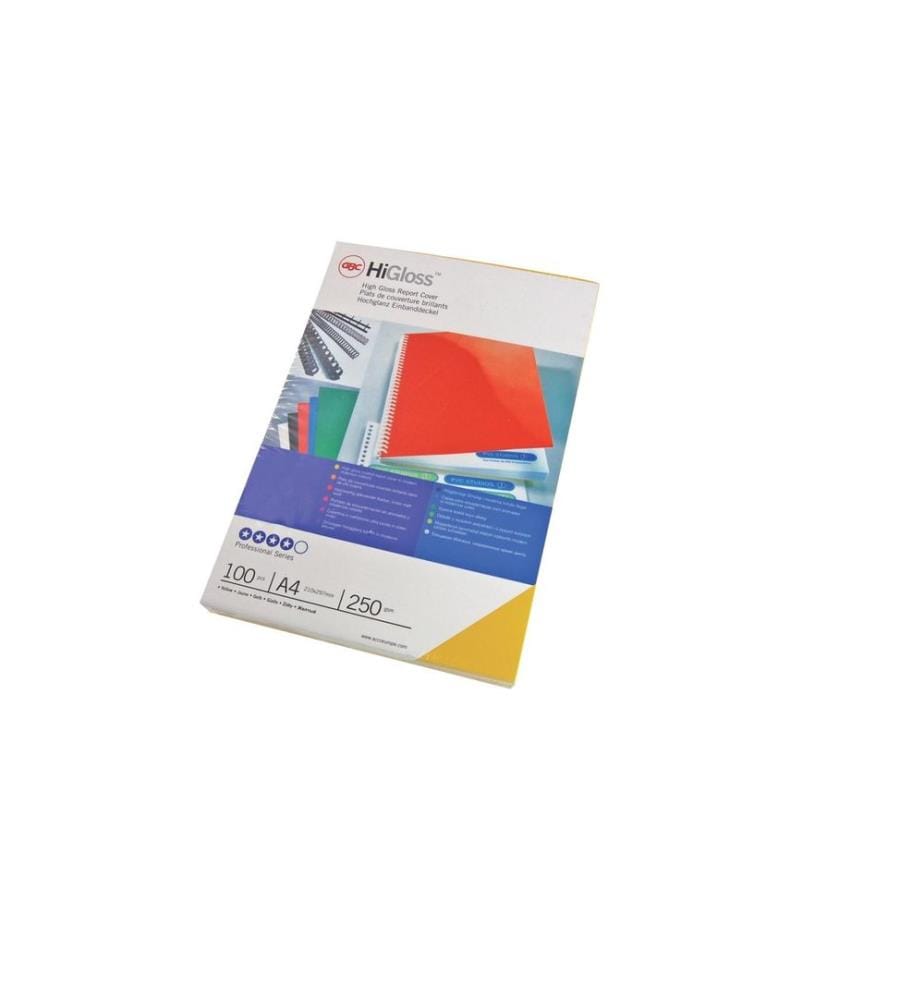 GBC - Couverture de brochure Hi Gloss A4 100 pièces, Rot