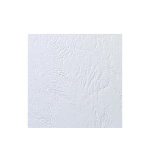 GBC - Couverture de brochure Leather Grain A4 100 pièces, Blanc