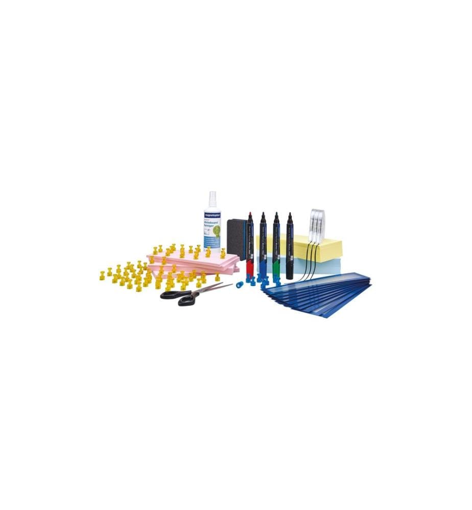 MAGNETOPLAN - Tableau blanc mobile Standard set 90 cm x 120 cm, Blanc