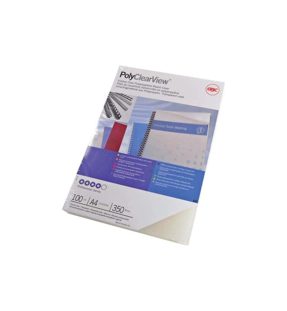 GBC - Couverture de brochure 300 microns, 100 Pièce/s, Transparent