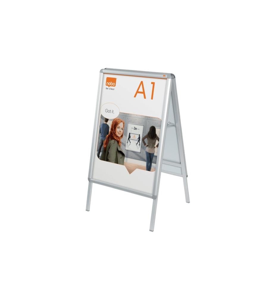 NOBO - Premium Plus Plakatständer A1, freistehend und doppelseitig