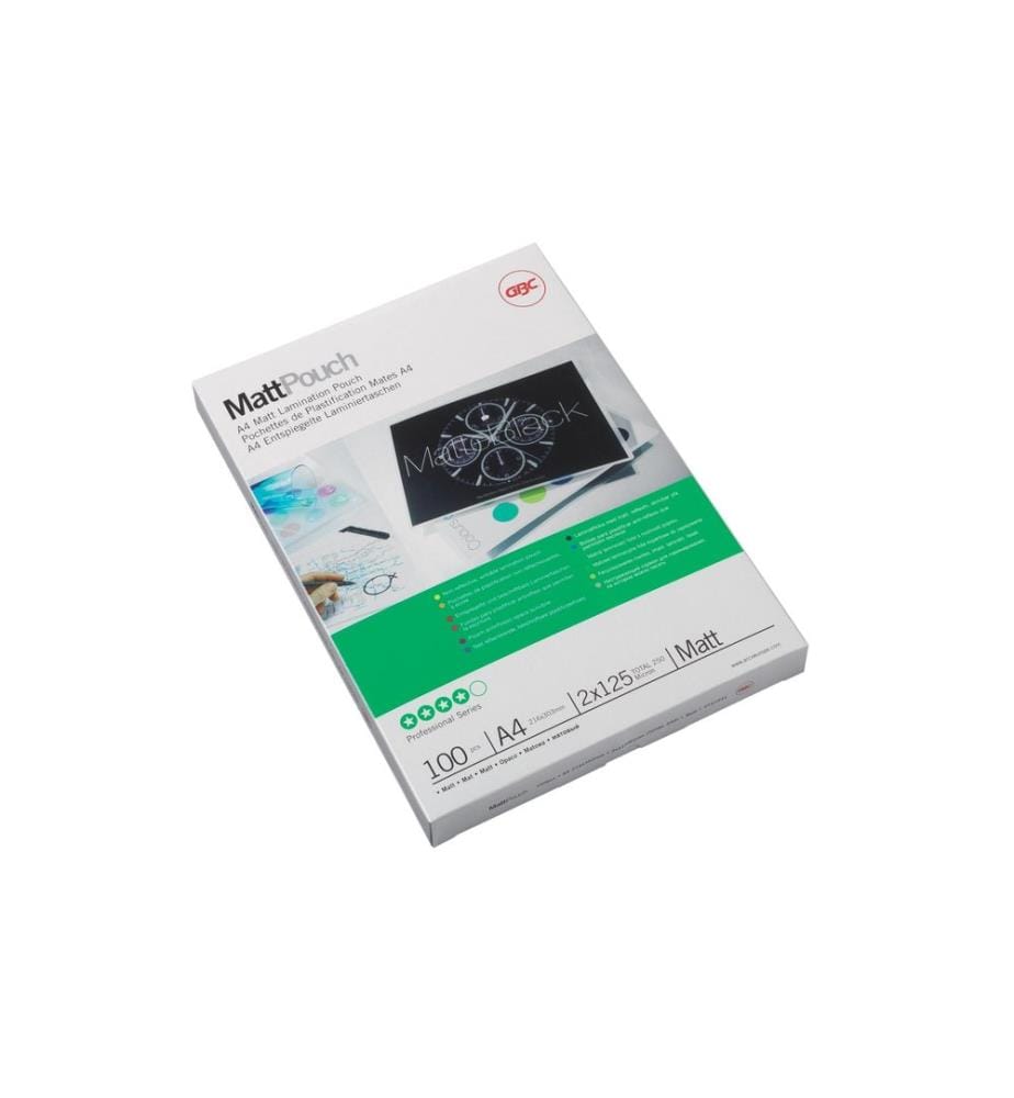 GBC - Laminierfolie Premium A4 125 µm, matt, 100 Stück